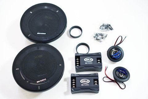 13см компонентные динамики BOSCHMANN BM Audio F-528-X6 200W 2х полосные автомобильные колонки 52878 фото