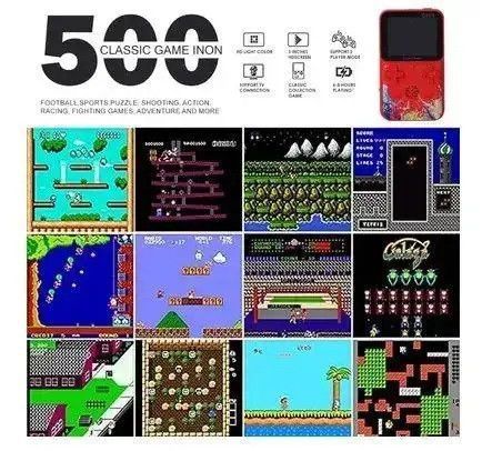 Handheld Game Boy G620 Портативная Игровая Приставка с Джойстиком и 500 Играми 622548 фото